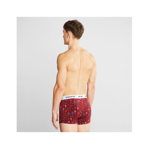 Boxer Dedicated Kalix Mushrooms Burgundy