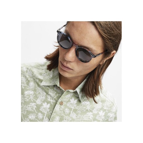 Hydroponic EW Bay Black Matte Sunglasses - POLARIZED LENSES