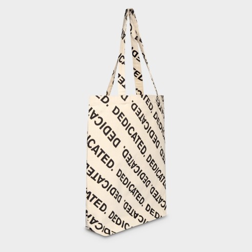 Tote Bag Dedicated Torekov Logo Pattern de algodón orgánico