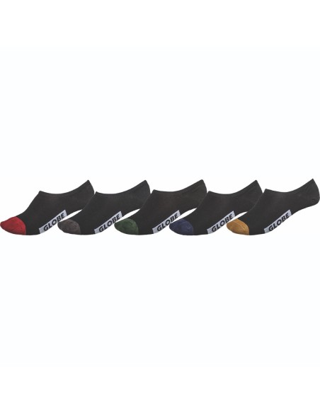 Calcetines Globe Dip Invisible Sock 5 Pack - ALGODÓN