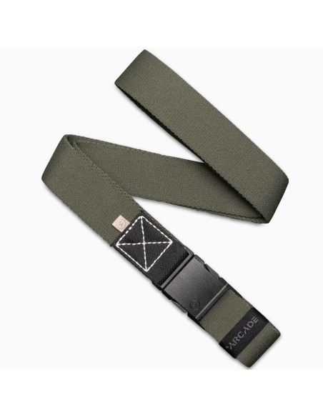 Arcade Ridge Slim Ivy Green/Oat Belt