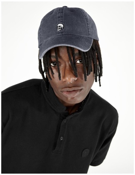 Le Crane Washed Cap - SKULL BASICS