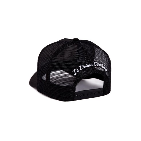 Gorra Le Crane Skull and Roses Black - BASIC SKULL