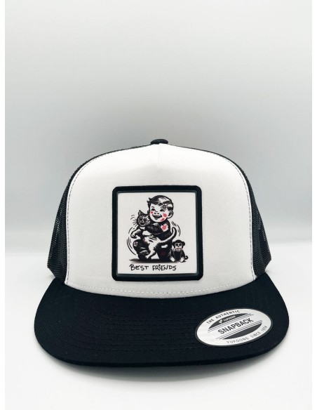 Loco Monky Best Friends Trucker cap Flat visor