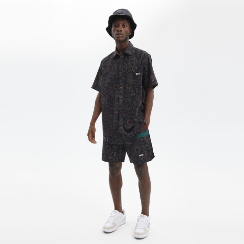 Hydroponic Tribal Charcoal Reversible  Bucket
