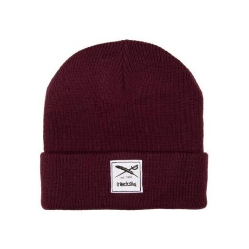 Gorro Iriedaily Heavy Tweed Maroon Melange