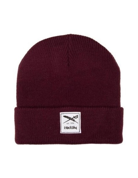 Gorro Iriedaily Heavy Tweed Maroon Melange