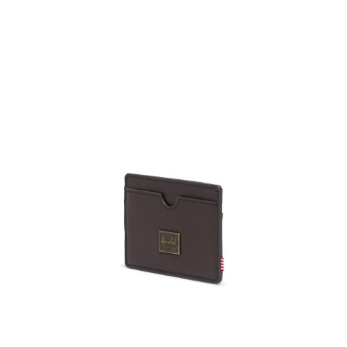Tarjetero Herschel Charlie Leather RFID Brown