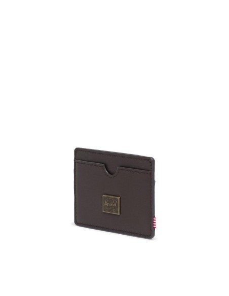 Herschel Charlie Leather RFID Brown Card Wallet