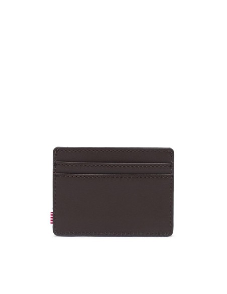 Herschel Charlie Leather RFID Brown Card Wallet