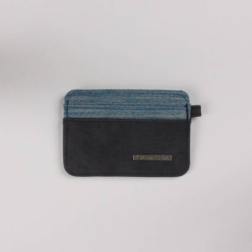Hydroponic Prairie Card Holder FL Charcoal/Honeycomb blue