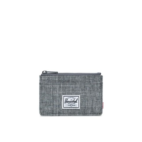 Herschel Oscar Raven Crosshatch RFID Card wallet with purse