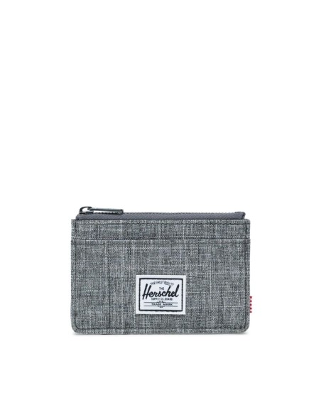 Herschel Oscar Raven Crosshatch RFID Card wallet with purse