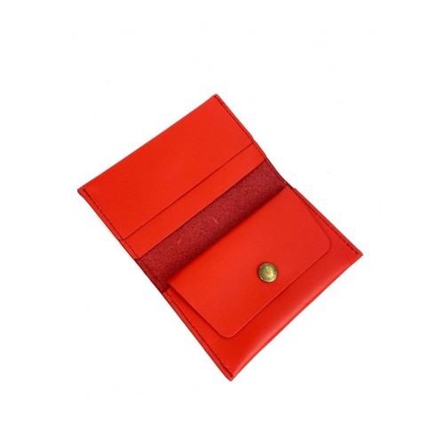 Daniel Chong Cyan Card holder made in leather
