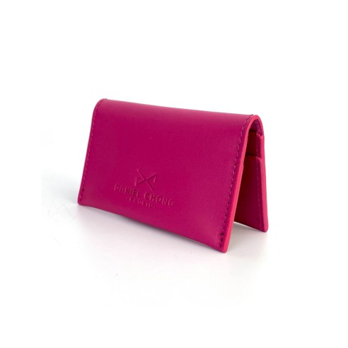 Daniel Chong Cyan Card holder made in leather