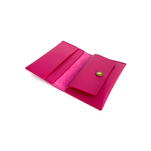 Daniel Chong Cyan Card holder made in leather