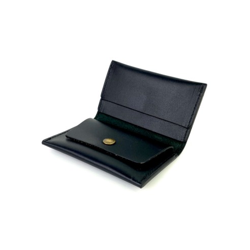 Daniel Chong Cyan Card holder made in leather
