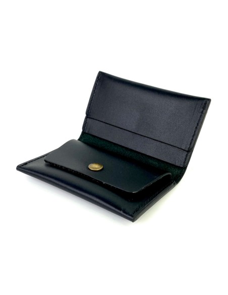 Daniel Chong Cyan Card holder made in leather