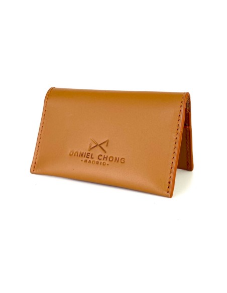 Daniel Chong Cyan Card holder made in leather