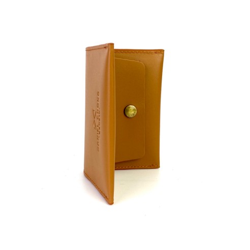 Daniel Chong Cyan Card holder made in leather