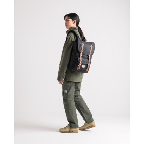 Mochila Herschel Little America Mid Volume - Material reciclado