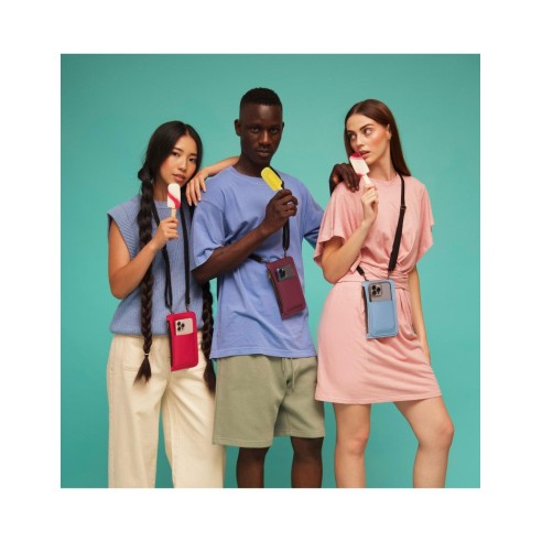 Daniel Chong Phone Sling made in leather