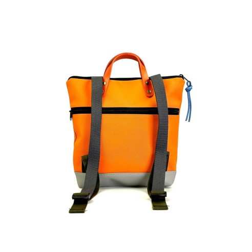 Daniel Chong Square Mini waterproof Backpack with back pocket