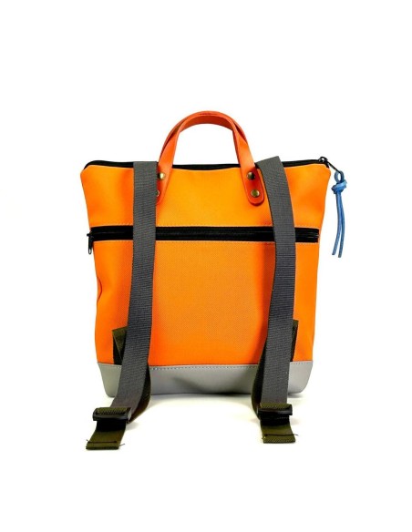 Daniel Chong Square Mini waterproof Backpack with back pocket