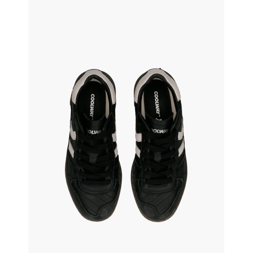 Coolway Goal Black Leather Zapatillas Hombre