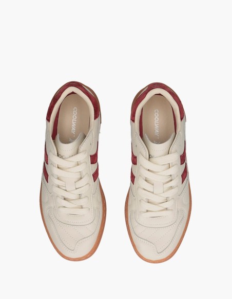 Coolway Goal White Ruby Man Sneakers