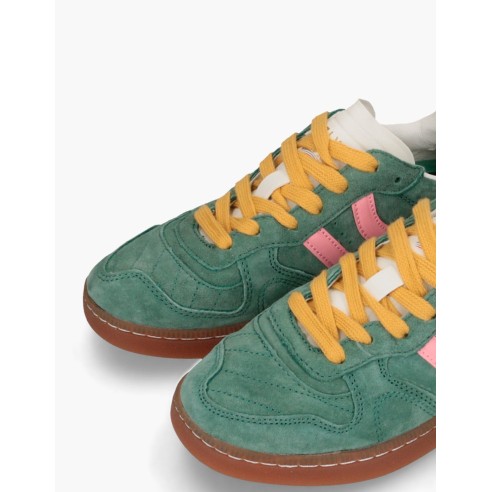 Zapatillas Coolway Goal Green Forest de serraje