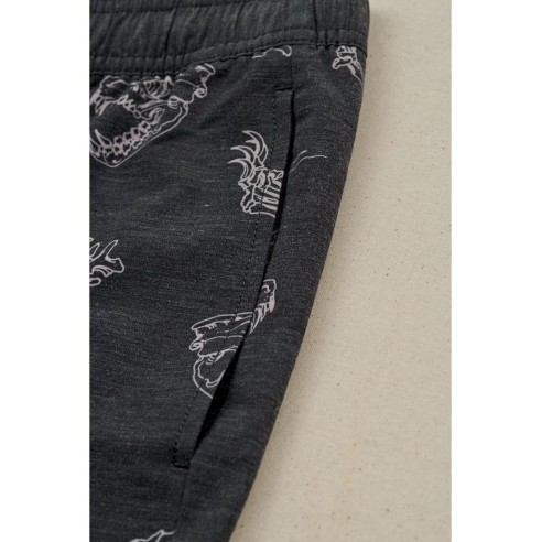 Bermuda Globe Dion Agius Poolshort Black
