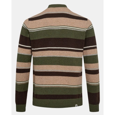 Jersey Anerkjendt Aksune Jac Stripe Lambswool Knit