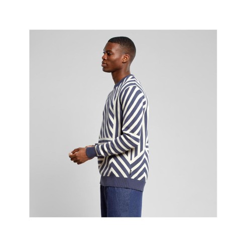 Dedicated Mora Mountain Line Ombre Blue Sweater