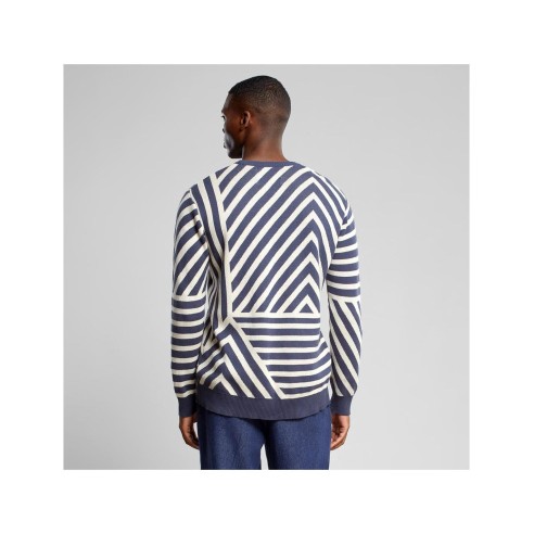 Dedicated Mora Mountain Line Ombre Blue Sweater