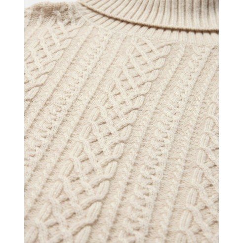 Jersey Anerkjendt Aksune Cable Rool Neck
