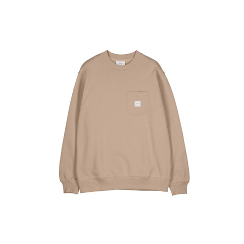 Makia Square Pocket Sand Sweatshirt - ORGANIC COTTON