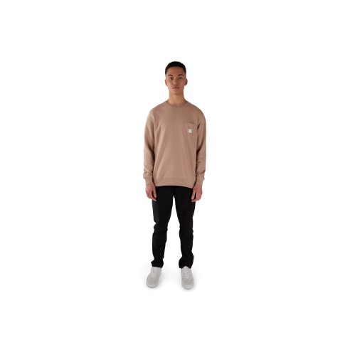Makia Square Pocket Sand Sweatshirt - ORGANIC COTTON