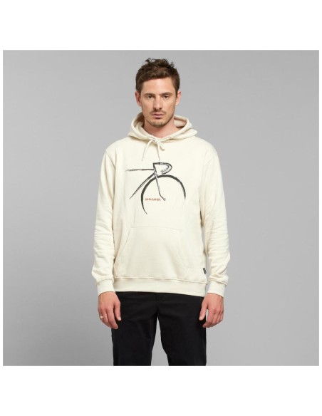 Sudadera Dedicated Falun Side Bikes Oat White - Algodón orgánico