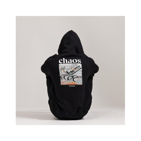Makia Unisex Shopping Hodded sweatshirt Black