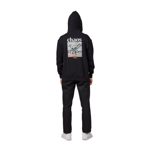 Makia Unisex Shopping Hodded sweatshirt Black