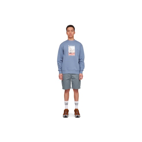 Makia Sailaway Sweatshirt Fog blue