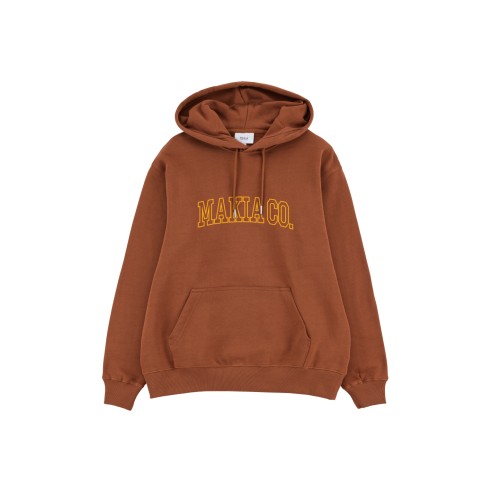 Makia Nord Hooded Sweatshirt Sepia