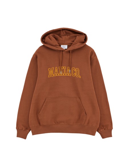 Makia Nord Hooded Sweatshirt Sepia