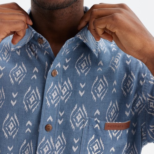 Camisa Hydroponic Apache de tejido vaquero ligero