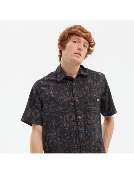 Camisa Hydroponic Tribal estampada