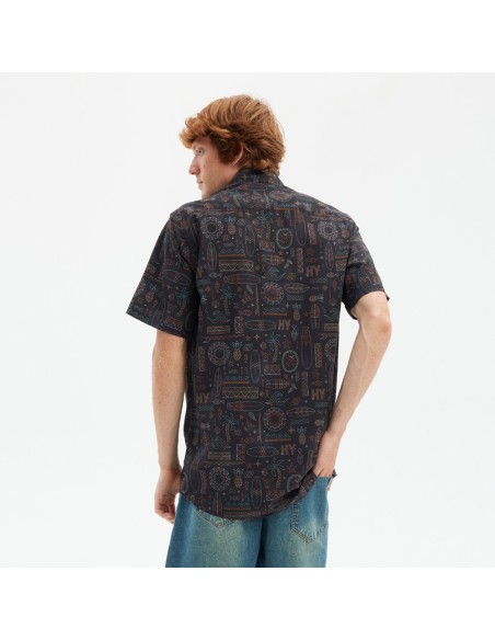 Camisa Hydroponic Tribal estampada