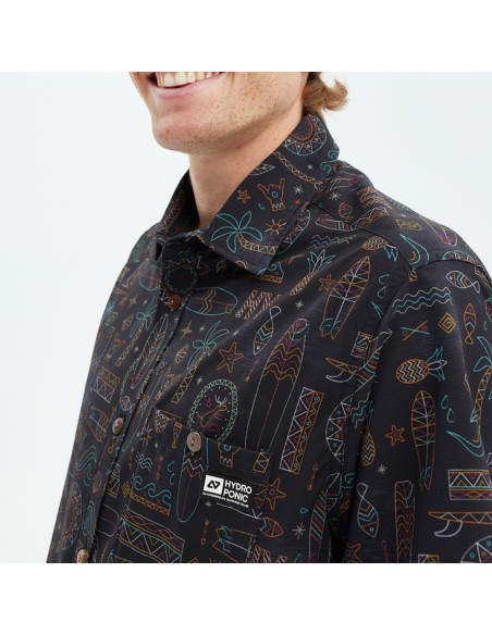 Camisa Hydroponic Tribal estampada