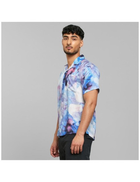 Camisa Dedicated Marstrand Ocean Ink Multicolor - Tencel Lyocell