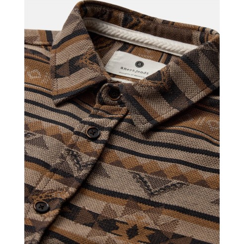 Camisa Anerkjendt Aklouis Jacquard Shirt